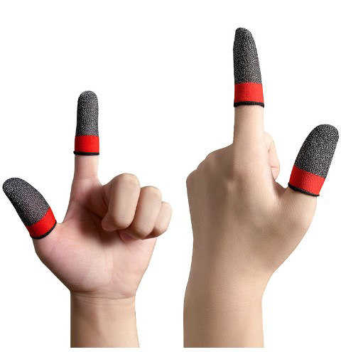 한 쌍의 24 핀 손가락 세트 (검은 색과 빨간색)