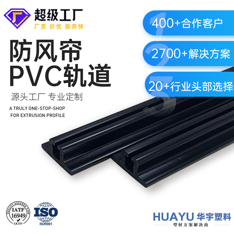 Production of Cpvc Plastic Extruded Profiles, Plastic Alloy Windproof Roller Shutter Guide Rails, Pvc Side Track Strips, High Temperature Resistant