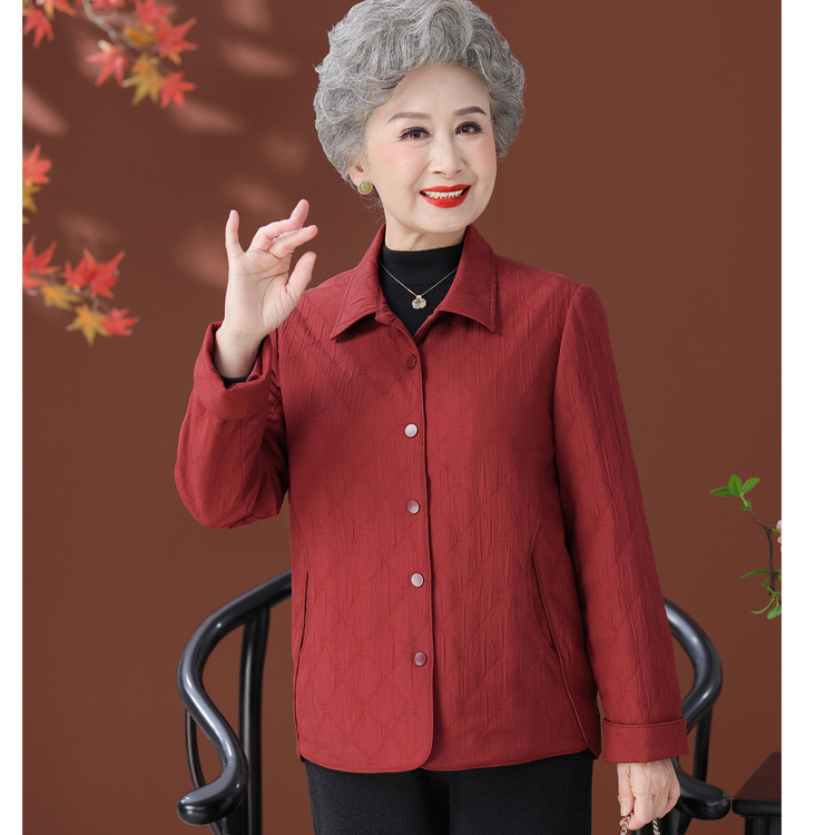 2025年新款中老年女装女士短款上衣服洋气妈妈小香风外套女春秋季|undefined