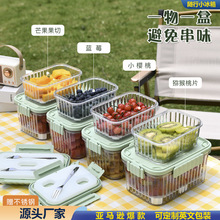 外出冷藏水果保鲜盒学生便当盒移动小冰箱冰盒户外野餐冷冻辅食盒