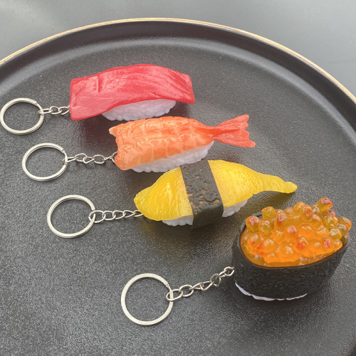 Simulated sushi model cross-border fake rice balls salmon Japanese cuisine simulated food ornaments decorative props