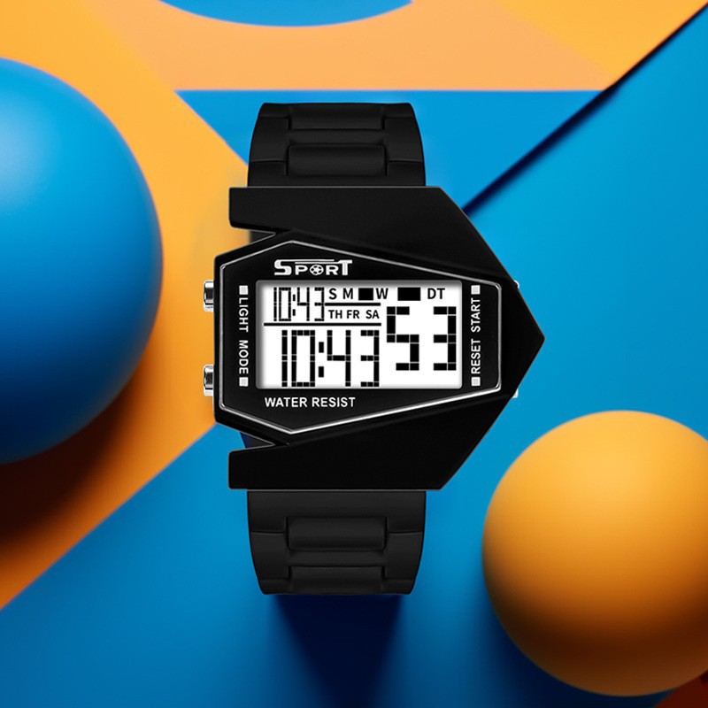 Tendencia de estudiantes de secundaria nocturna relojes electrónicos de alarma multifuncional al aire libre aviones relojes electrónicos al por mayor