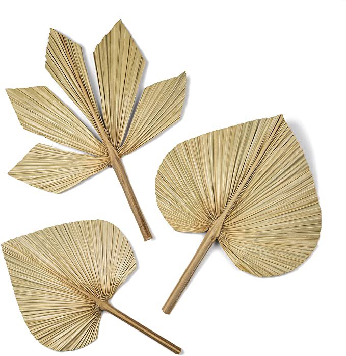 Nordic style home decoration large leaves wholesale natural Pu fan…