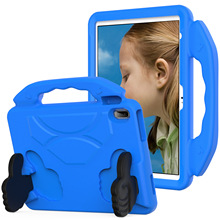 適用iPad平板保護套10.2輕厚大拇指mini6支架EVA防摔Pro11兒童殼