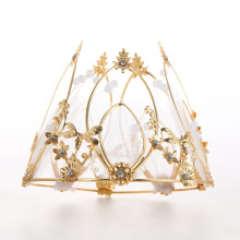 生日蛋糕装饰塑料皇冠批发烘焙派对皇冠头饰七夕花束皇冠蛋糕装饰