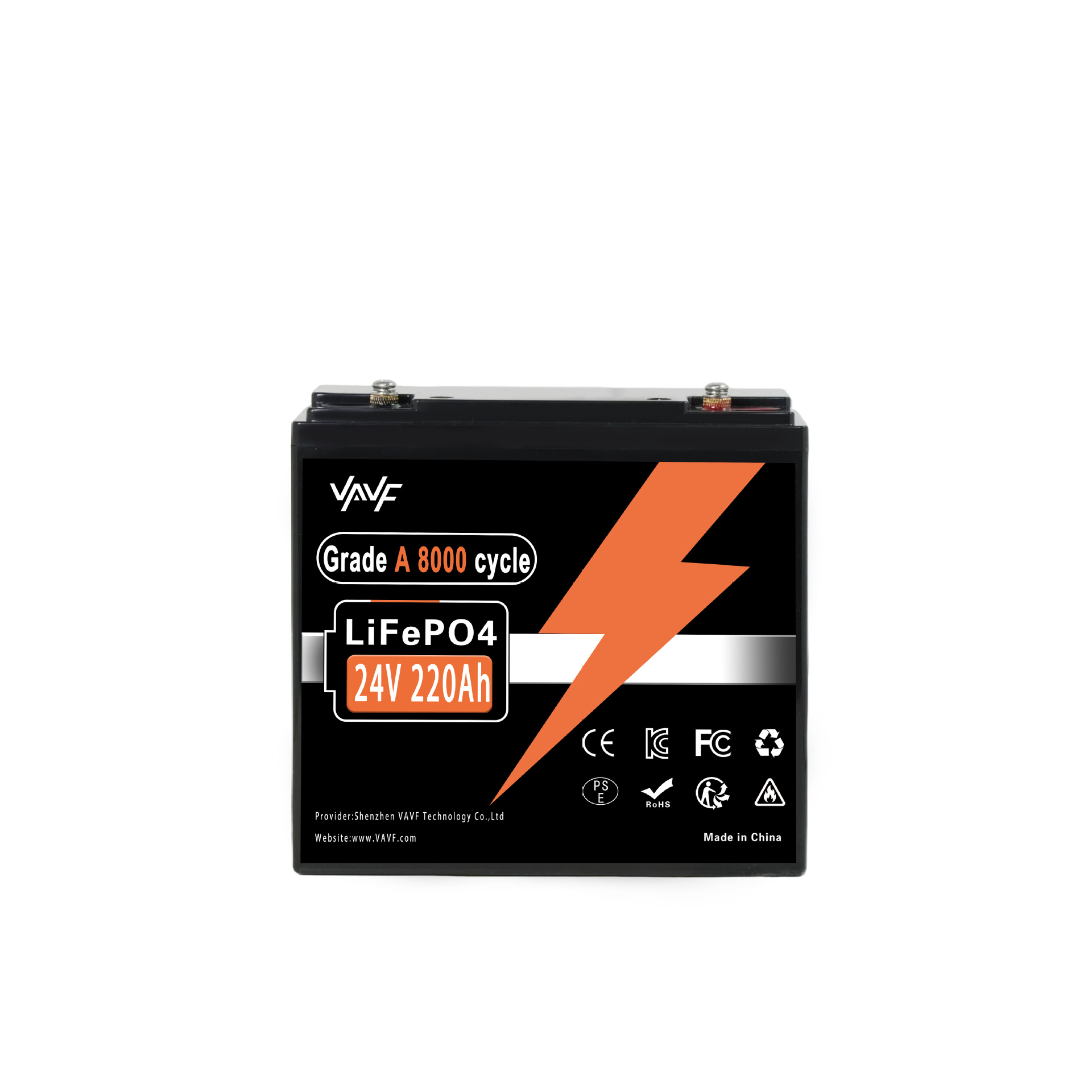 Transfronterizo 24V100AH batería de fosfato de hierro de litio, alta potencia y gran capacidad de ciclo profundo