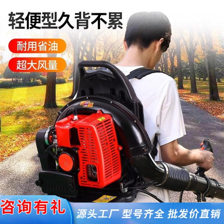 吹雪机背负式汽油风筒四冲程 大棚吹雪机灭火汽油背负式吹风机