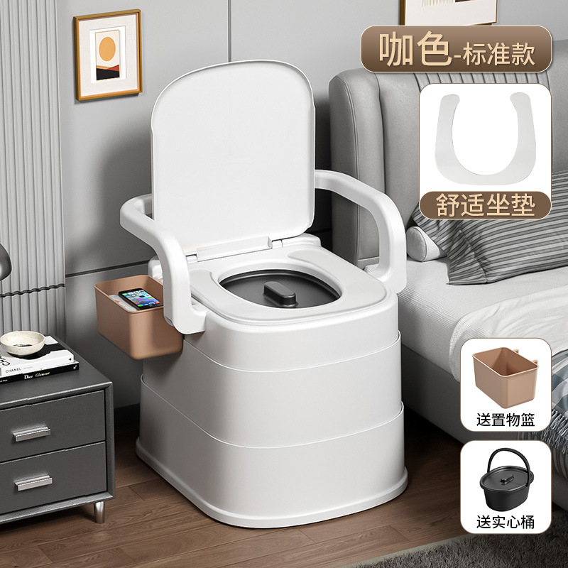 inodoro portátil para mujeres embarazadas y ancianos, asiento de inodoro, asiento doméstico, inodoro de dormitorio, inodoro