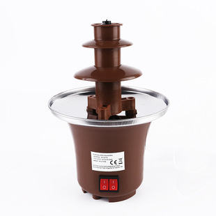 Household mini chocolate fountain machine, chocolate making machine mini three-layer DIY event Party