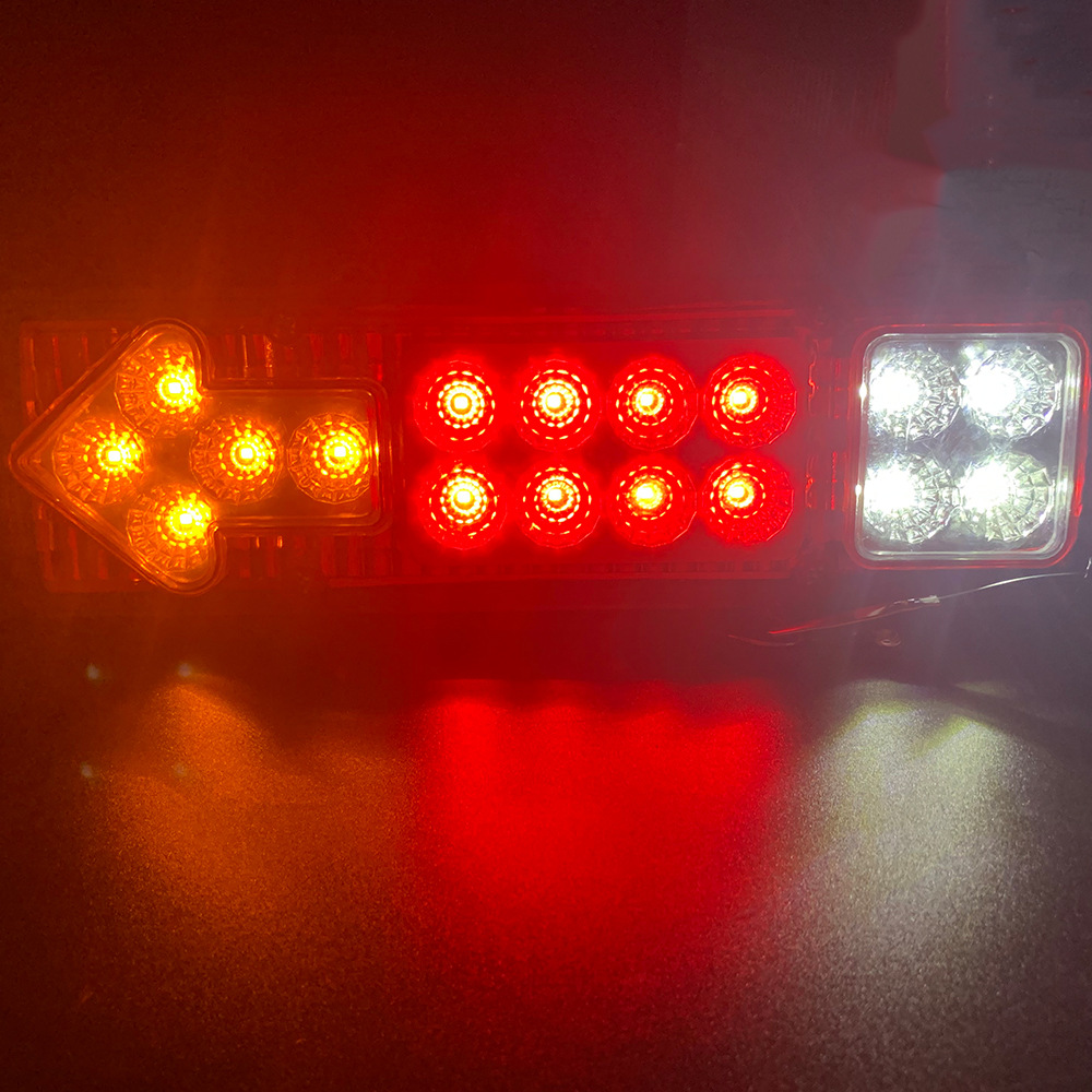Flecha luz trasera del remolque LED Luz trasera del coche eléctrico LED Luz trasera fluorescente logística coche pequeña Luz