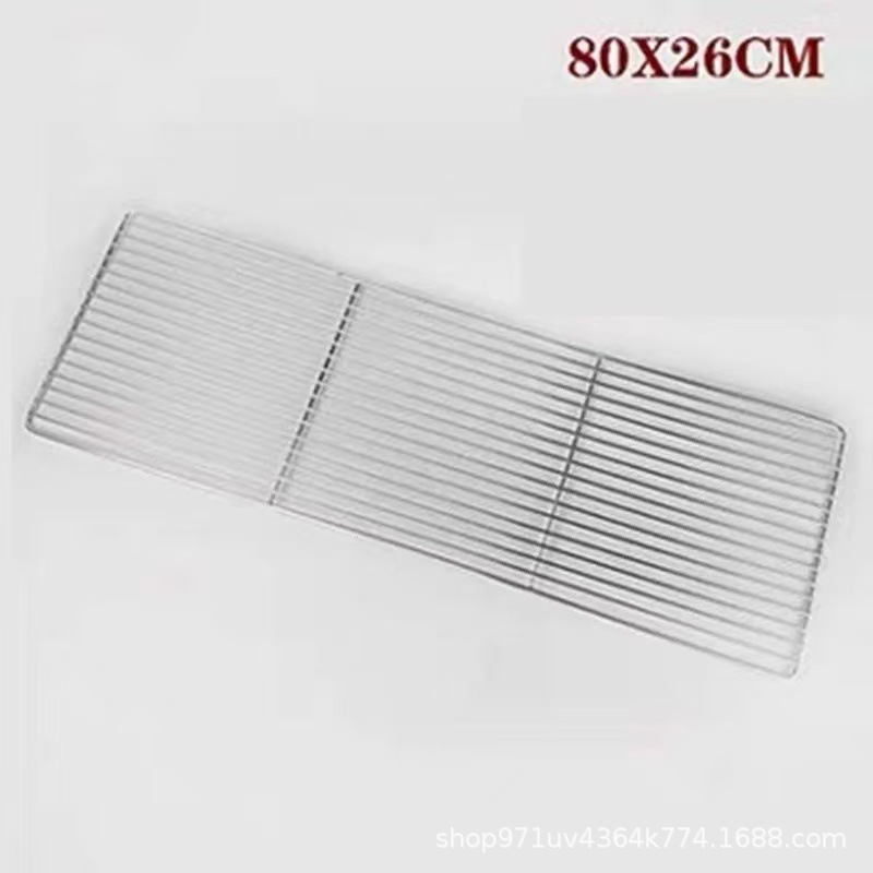 不锈钢烘培凉网60*40CM饼干蛋糕商用烧烤冷却架面包晾网架猪肉架|undefined