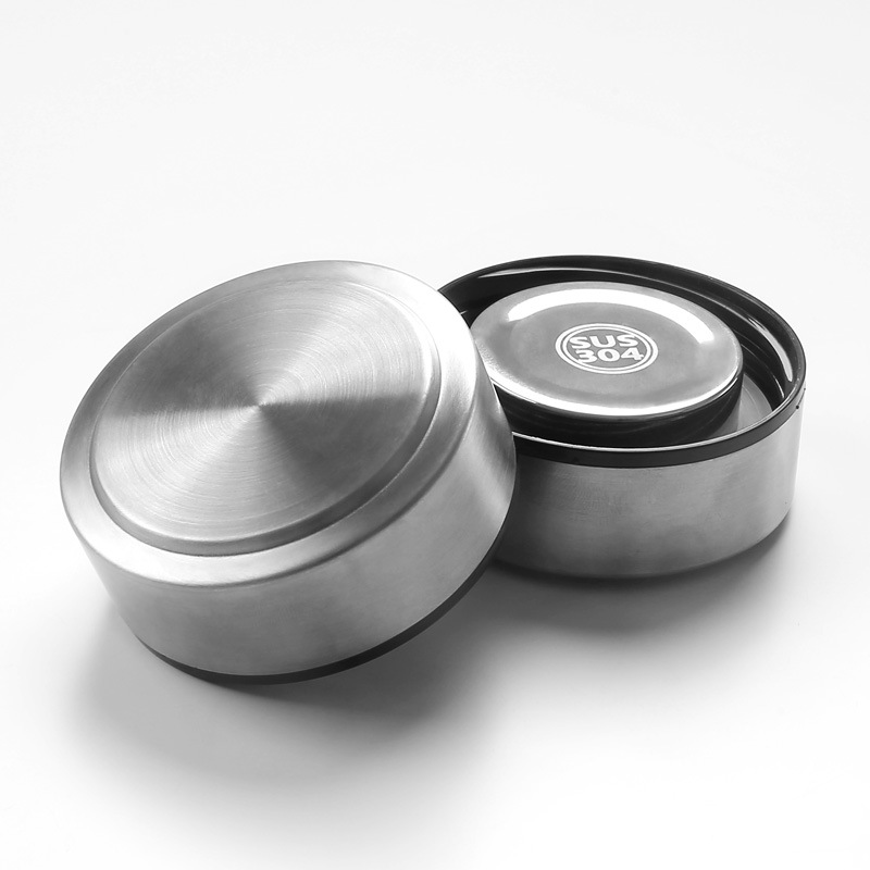 Factory wholesale 304 stainless steel lid round glass pp plastic accessories thickened tea portable cup lid