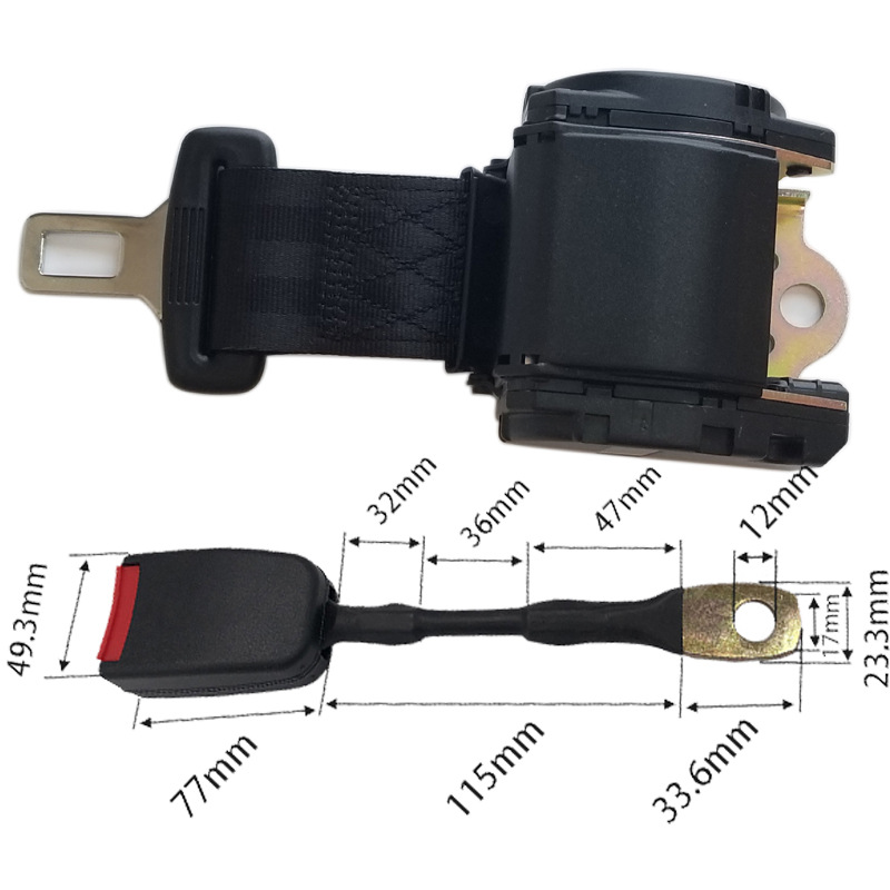 Automatic Two-Point Safety Harness, Racing Safety Harness, Go-Kart Club, Golf Cart, Sightseeing Car, Emergency Lockout