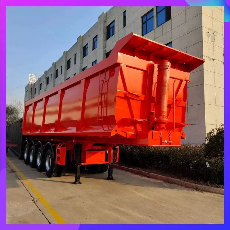 Производитель экспортирует заднегрузные самосвалы, переднегрузные полуприцепы-самосвалы, а также вертикальные самосвалы для перевозки песка и гравия.