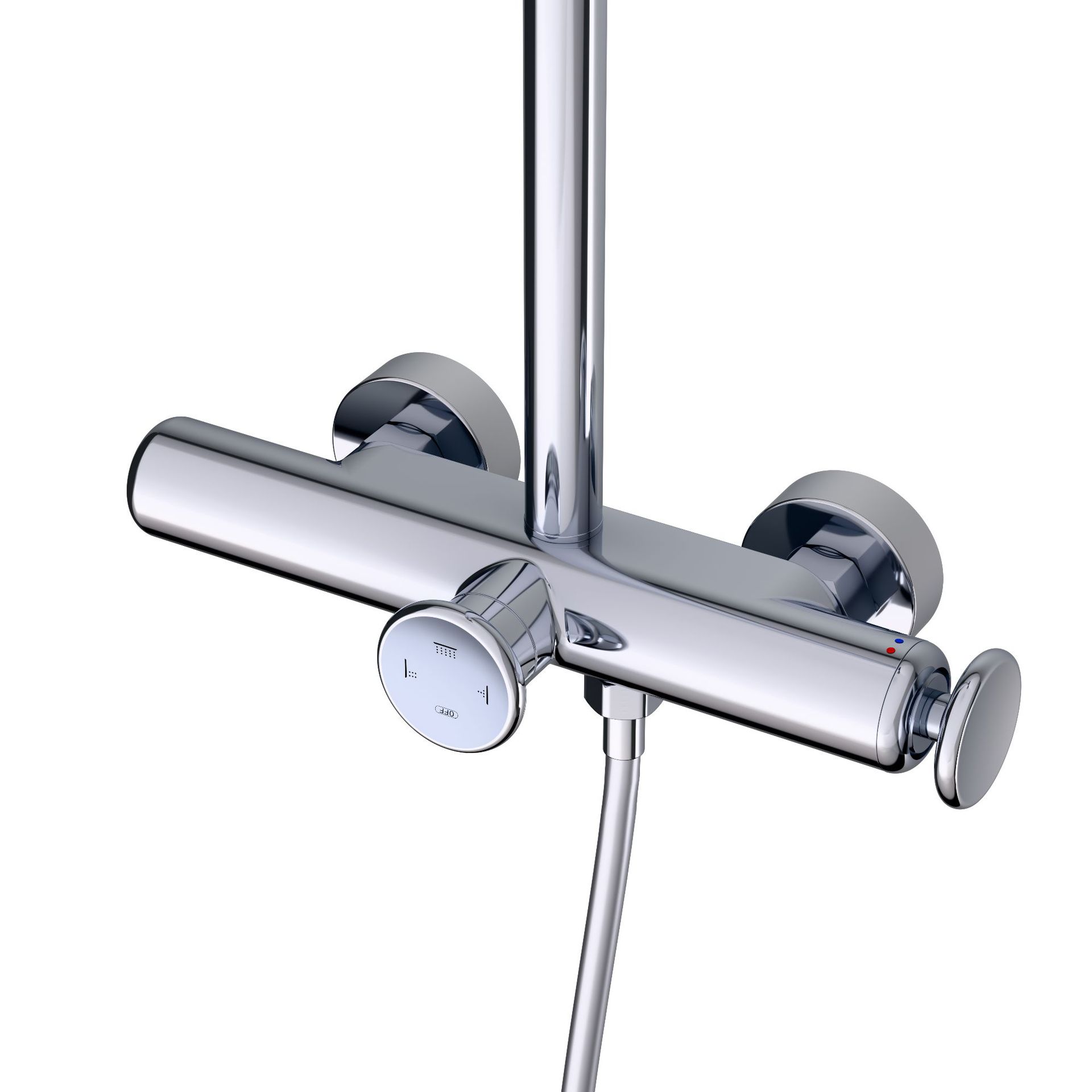 Exclusively for Foreign Trade, Simple and Multifunctional Three-Speed Hot and Cold Shower Set for Home Bathroom Water Heater Bathing