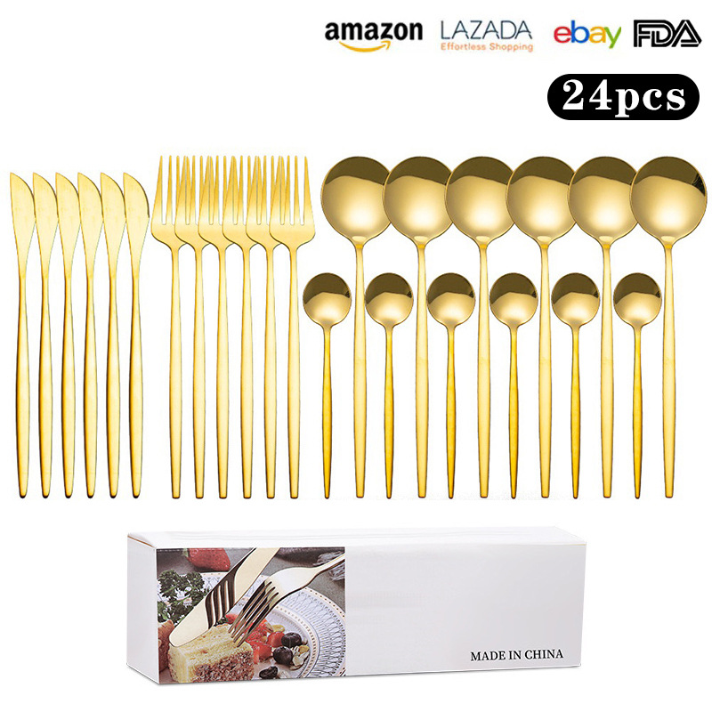 우편 주문 상자 황금 24 피스 세트