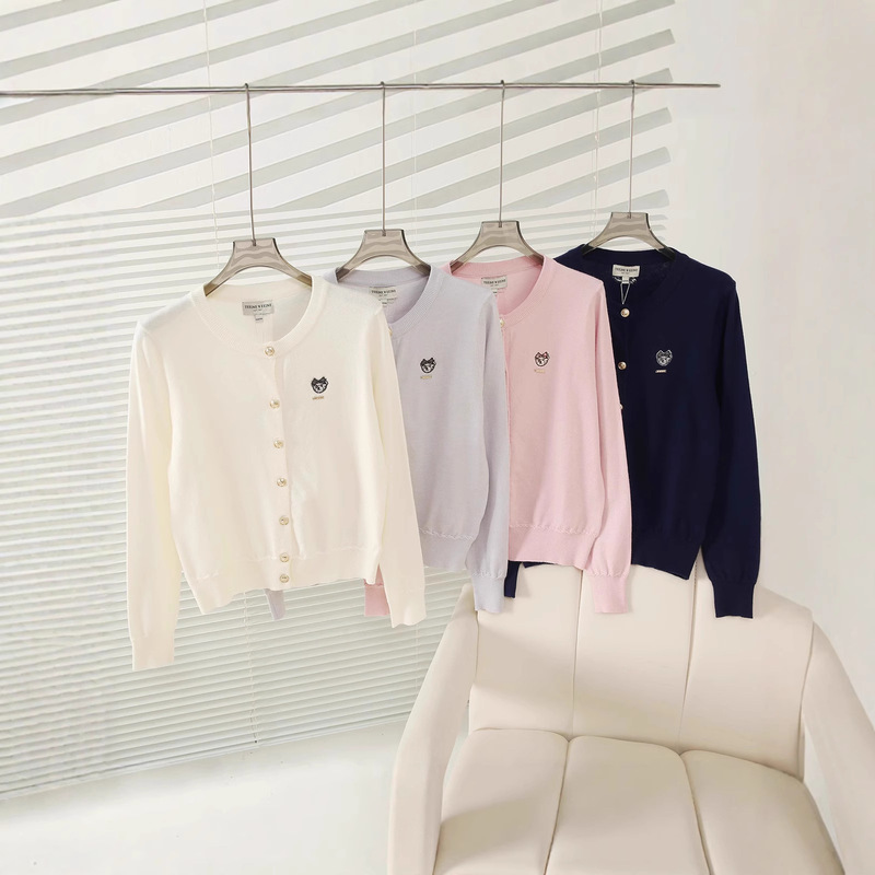 2025 Early Autumn New Women's Preppy Style All Year Round Knitwear Knitwear Cardigan Jacket Ttck254902E