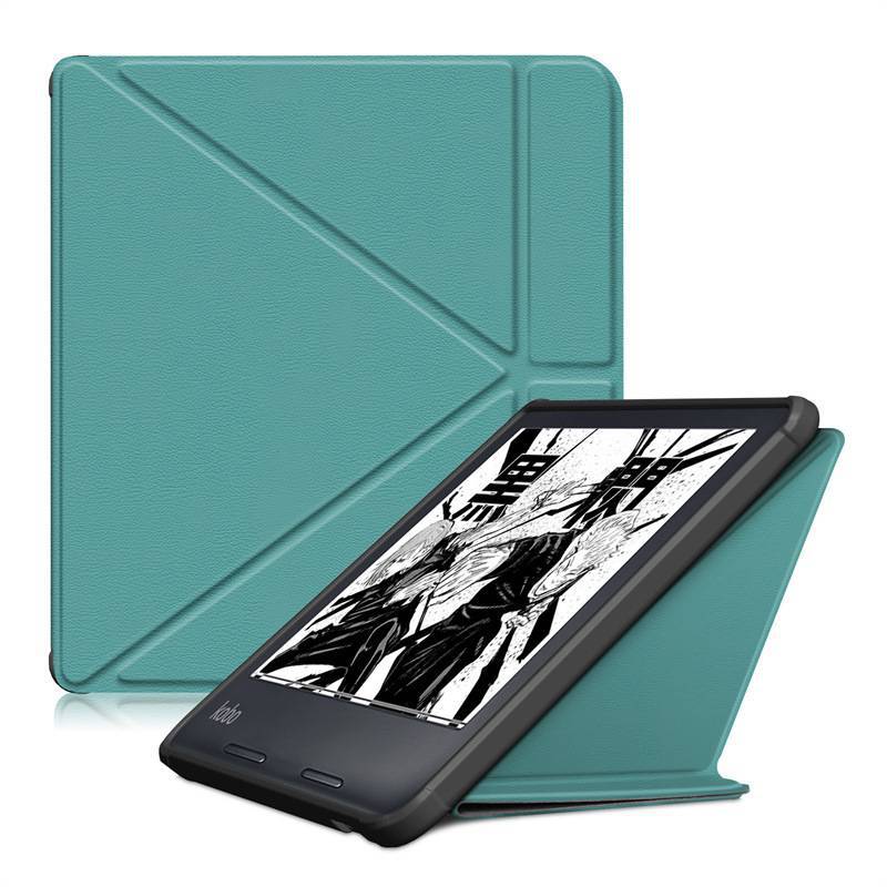 Suitable for 2021 Kobo Libra2 E-book Leather Case Transformers Bracket Protective Shell Soft Rubber Anti-drop