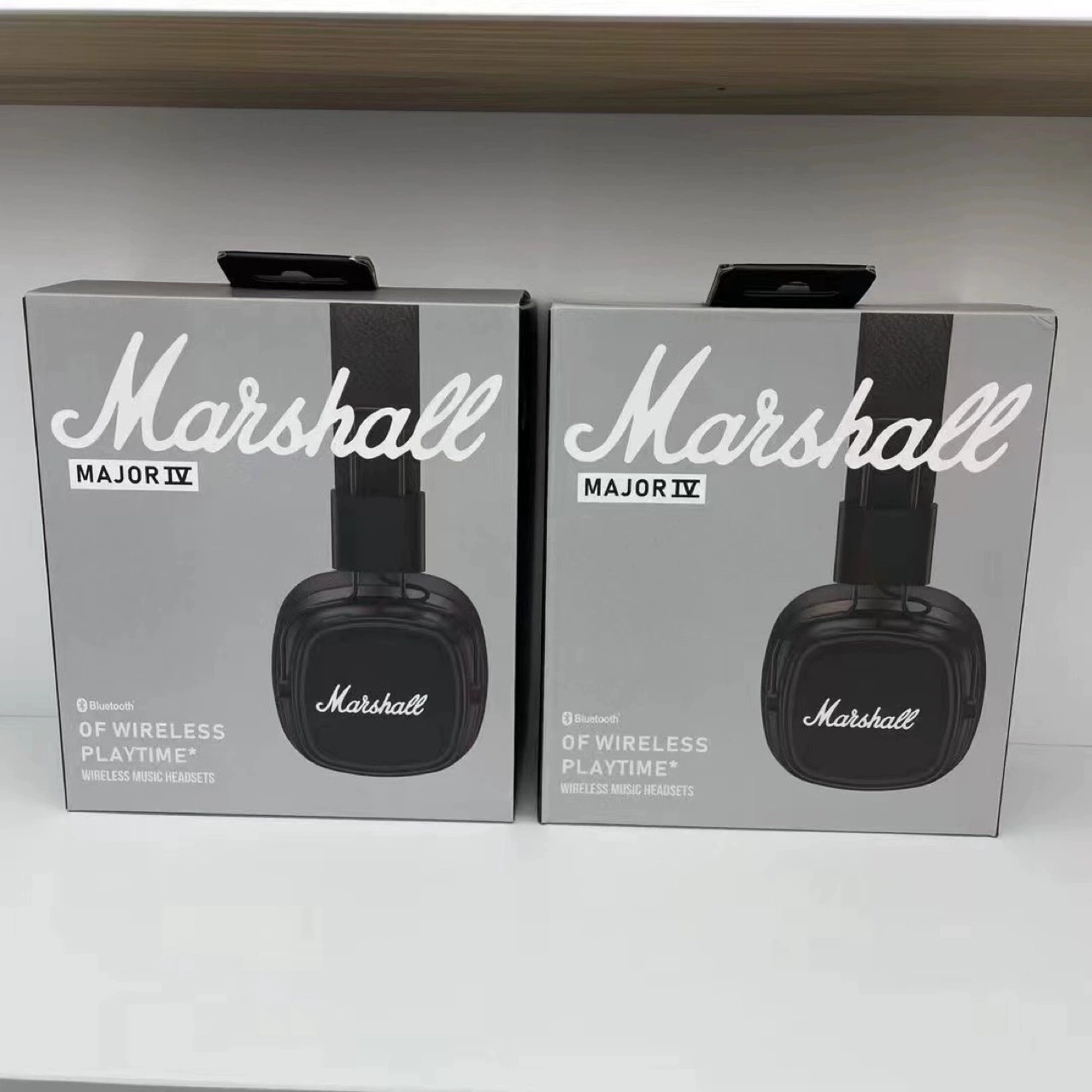 On‑ear наушники (Marshall) Major IV, Bluetooth беспроводные, складные, чёрные или коричневые