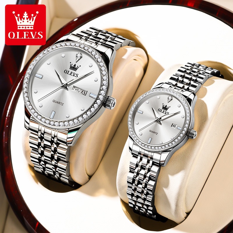 Olis brand 2025 new men's and women's quartz pair expressions…