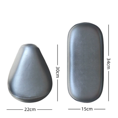 cover battery car heat insulation – Electric car cushion - sterling-silver-leather-without-pattern-round-head-front-seat