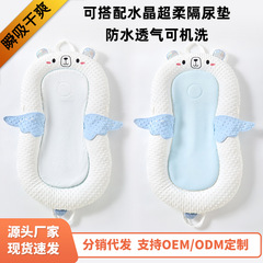 赤ちゃんのベッドの中のベッドのセットの新生児のバイオニックのベッドの移動可能なベビーベッドの赤ちゃんの圧力防止の携帯用ベッドの中のベッド
