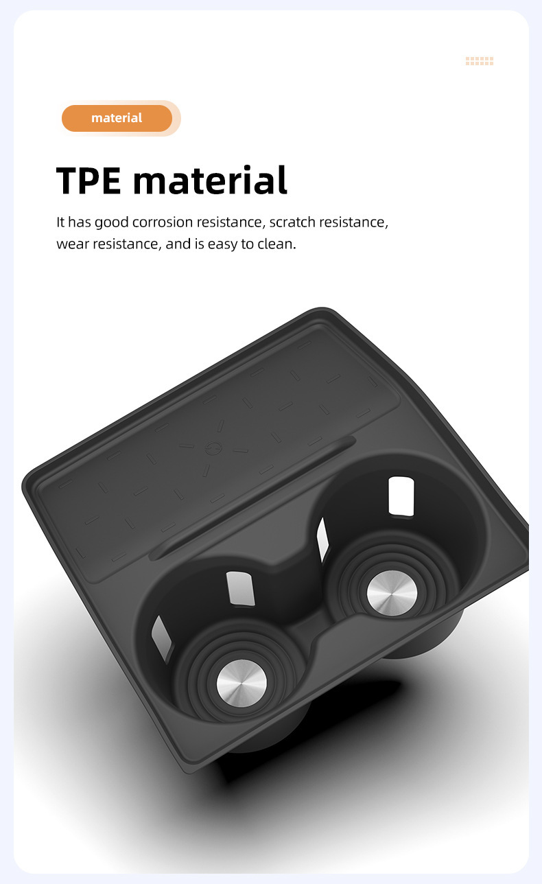 Suitable for 26 models of Mazda CX-5 central console cup holder, CX5 silicone protective anti-slip mat, car-specific modification accessories