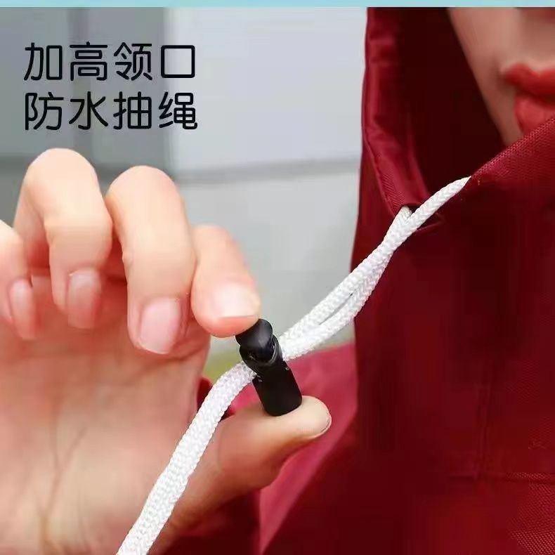 오토바이 비옷 단일 전기 자동차 판초 얼굴 마스크 비바람 보호 라이딩 도매 남성과 여성을위한 두께 증가