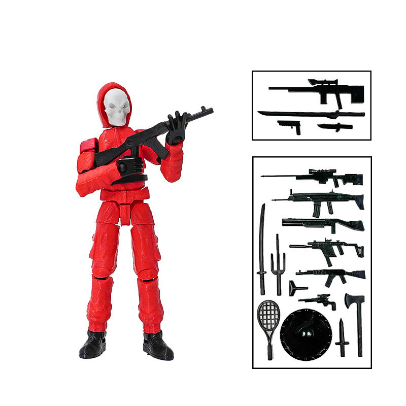 跨境爆款电影主题周边正品关节人 dummy13可动人偶T13 超可动兵人|undefined