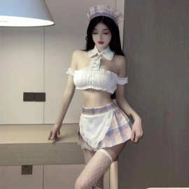 情趣内衣性感火辣jk制服可爱清纯校园风cos女仆纯欲私房情调套装