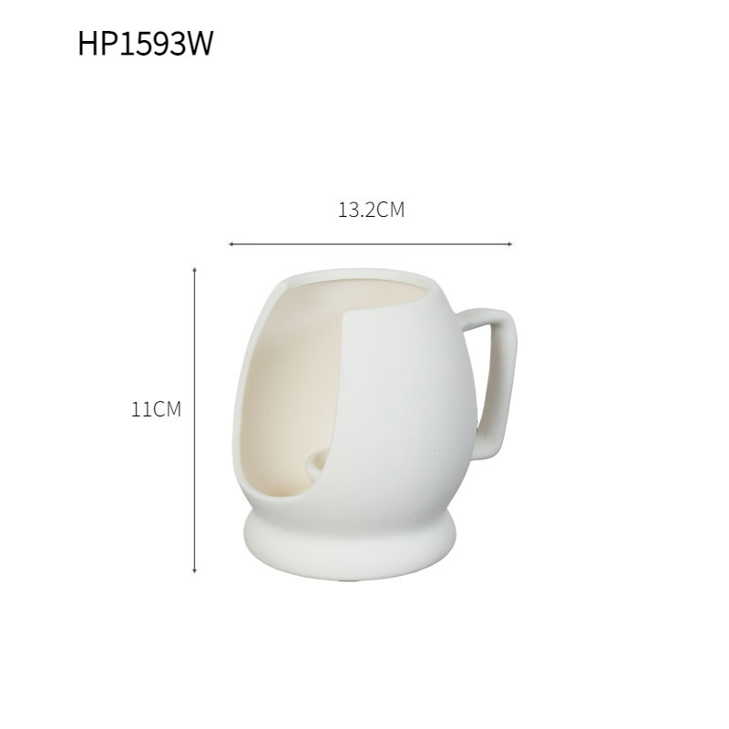 Retro silencioso blanco y negro esmerilado titular de la vela cerámica romántica cena con velas tiro boda accesorios decoración adornos