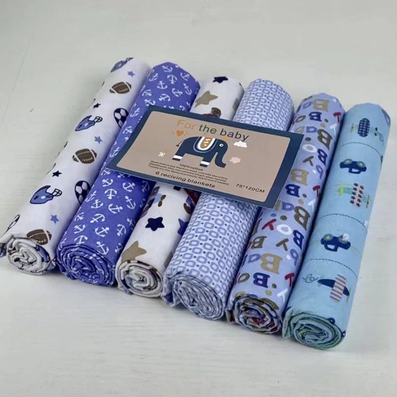 Newborn baby bag single cotton wrap towel baby wrap cloth delivery room thin wrap quilt spring and autumn swaddling towel newborn supplies