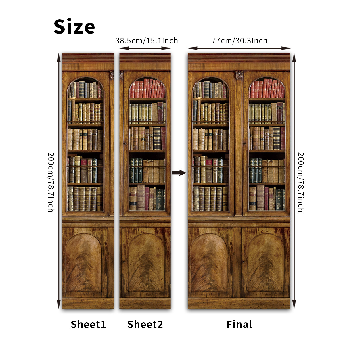 Pegatinas para puertas 3D respetuosas con el medio ambiente, autoadhesivos, fabricantes de origen al por mayor, patrones populares transfronterizos de alta definición, adhesivos para puertas impermeables, a prueba de aceite y antiincrustantes