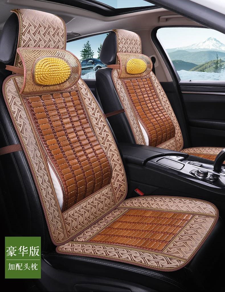 Universal Cooling Seat Cushion for Forklifts and Loaders, Breathable Mahjong Mat Seat Cushion for Excavators, Construction Machinery, and Cars in Summer