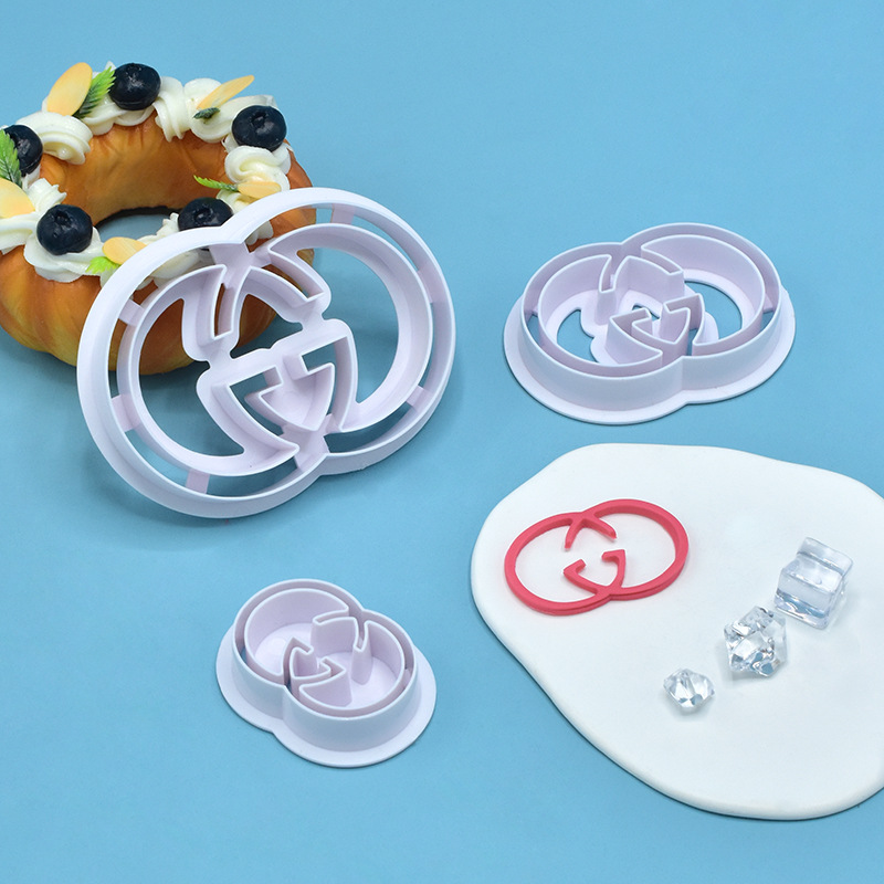 Herramientas de decoración DIY, moldes de plástico para modelar, simulación de repostería, molde para pasteles, juego de moldes para galletas, molde hecho a mano para postres