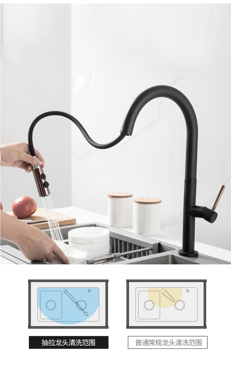 The source factory sensor touch intelligent sensing sink for washing vegetables, hot and cold kitchen, pull and touch touch faucet undefined