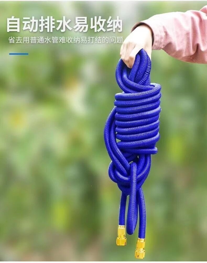Suitable for German car wash high-pressure water gun, 2025 new model for home use, connects to tap water, explosion-proof, retractable hose, pressure-boosting cleaning
