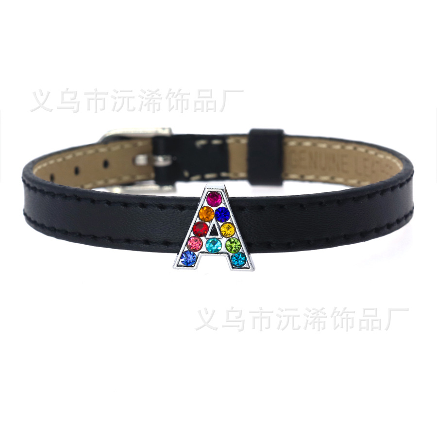 8mm-铬色混彩钻-字母穿戴-效果图