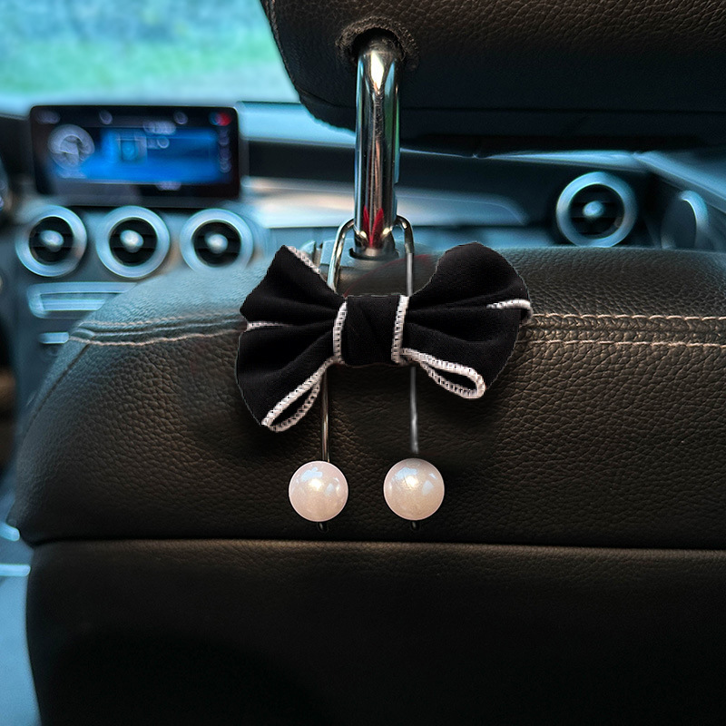 Gancho para coche, respaldo del asiento del coche, gancho de almacenamiento trasero multifuncional, red roja, arco, diosa, suministros para el coche