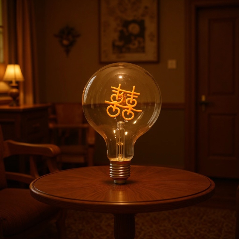 LED字母灯Cafe,Be happy囍灯创意台灯灯泡复古原木充电灯座