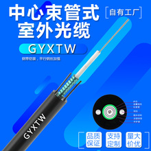 GYXTW室外單模光纜 2芯中心束管2芯光纖光纜 鎧裝單模2芯光纜電纜