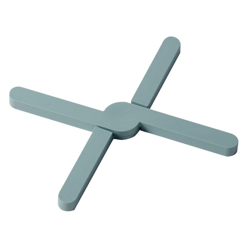 Cruz creativo plegable estera de aislamiento de la cocina del hogar anti-scald antideslizante mesa de montaña estera olla estera de protección de escritorio