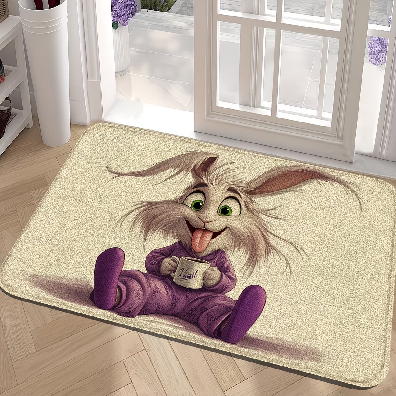 Amazon Temu American-Style Car Bathroom Non-Slip Mat, Diatomaceous Earth Absorbent, Dirt-Resistant, and Wear-Resistant Mat for Bathroom