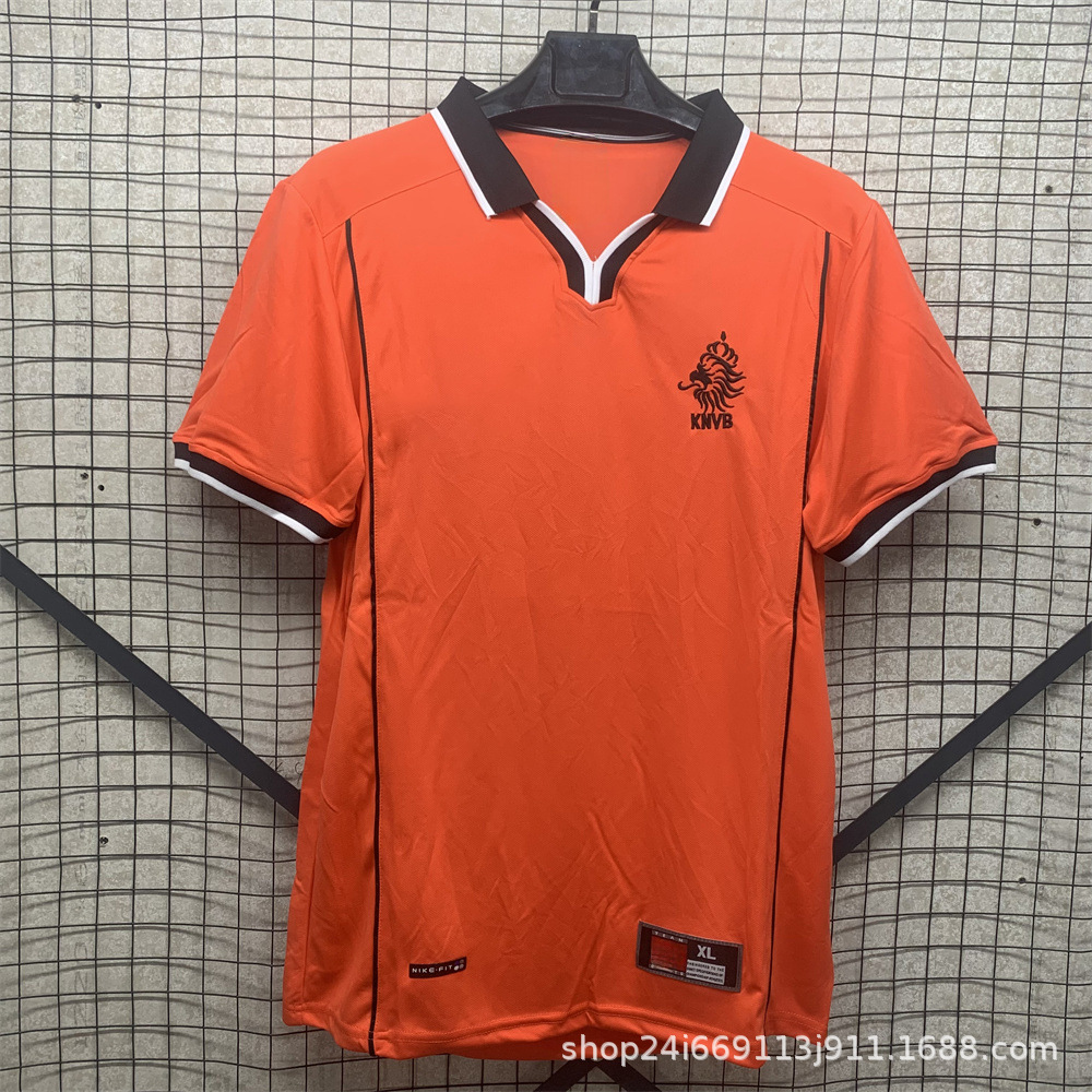 Camiseta de fútbol tailandesa retro Selección nacional Brasil Francia Argentina Portugal Camiseta de manga corta al por mayor Número de impresión