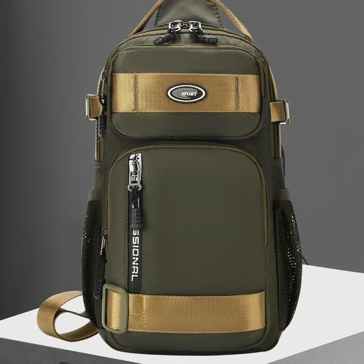 Cedar Wood Mountain-Style Stackable Backpack for Women, Large Capacity Outdoor Bag for Men, Waterproof Chest Bag, Mountain Series, 7-Liter New Model