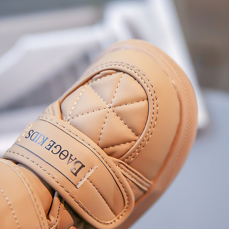 Scarponi da neve per bambini, scarpe in morbido cotone isolante, scarponi invernali medi e grandi per bambini, pane in velcro_voghion.com