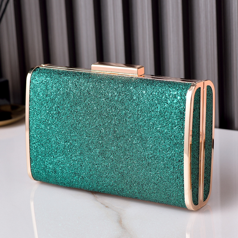 2023 moda europea y americana PU noche bolsa transfronteriza e-commerce vestido bolsa brillante banquete bolsa Socialite partido embrague de las mujeres