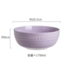 8-inch cool color bowl/purple