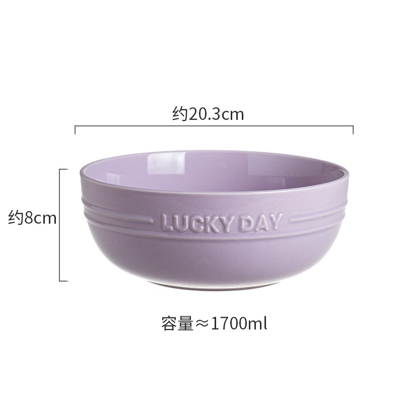 Underglaze color thick bowls and plates for housewarming, high-looking tableware and dishes sets, rice bowls, household simple bowls, spoons, soup bowls and plates