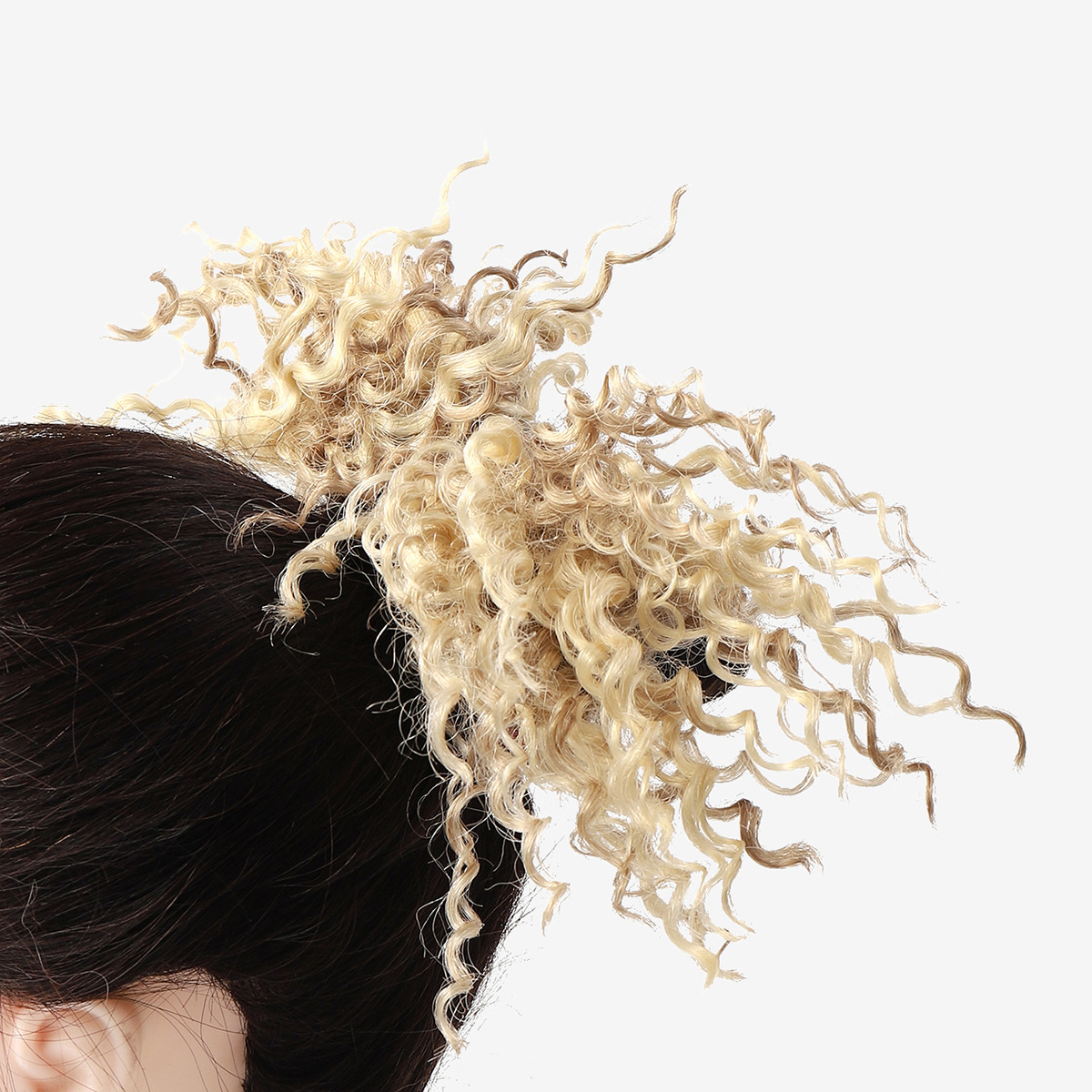 Pegando pelucas de caballo, pelucas de cabello